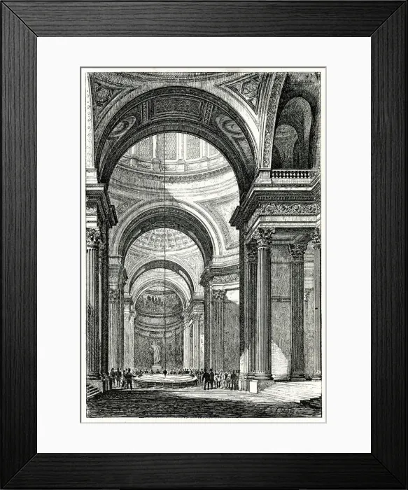 Framed Print : FOUCAULT DEMO, 1851 Framed Print : FOUCAULT DEMO, 1851