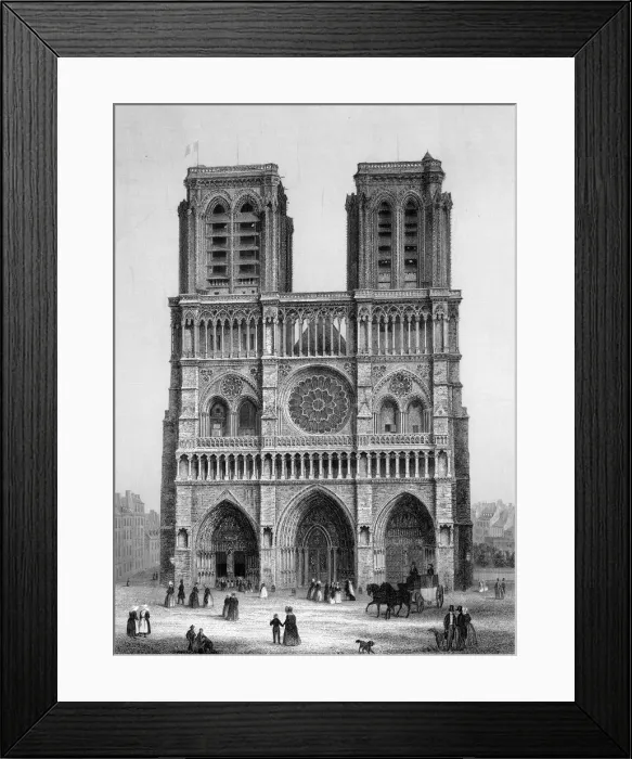 Framed Print : NOTRE DAME / DIEN Framed Print : NOTRE DAME / DIEN