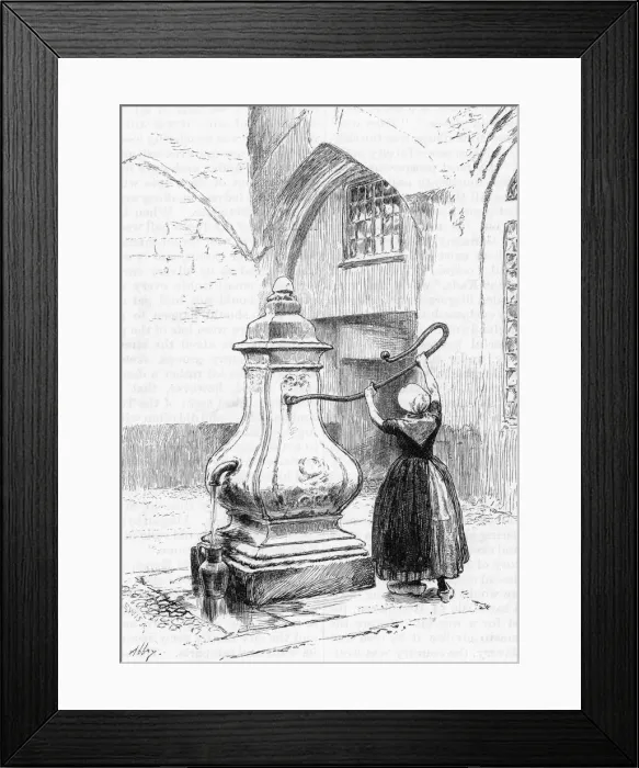 Framed Print : WATER PUMP / MIDDELBURG Framed Print : WATER PUMP / MIDDELBURG