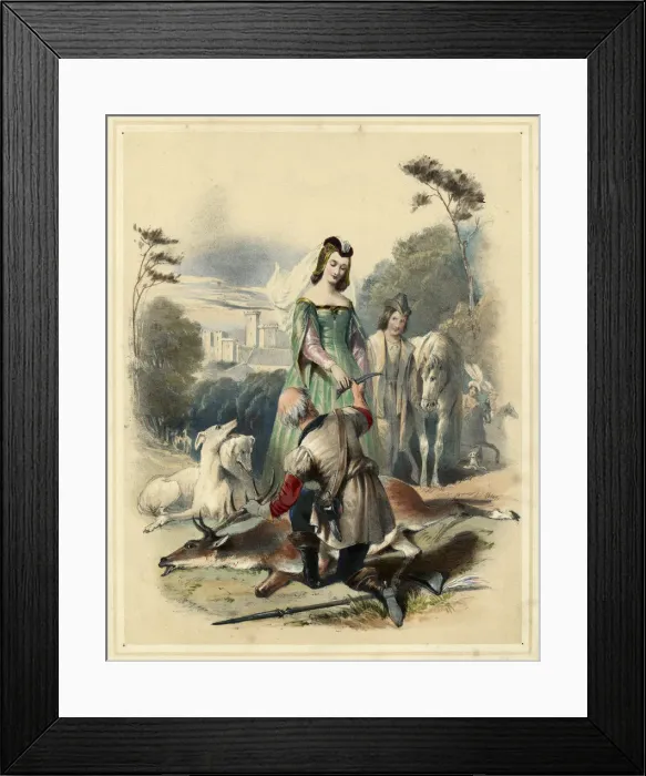 Framed Print : JAMES I (HUNTING) Framed Print : JAMES I (HUNTING)