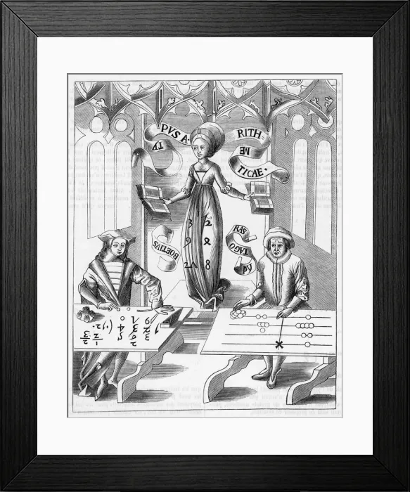 Framed Print : PYTHAGORAS / BOETHIUS Framed Print : PYTHAGORAS / BOETHIUS