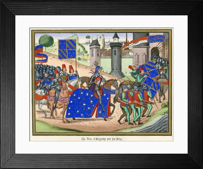 Framed Print : DUKE ENTERING CHARTRES Framed Print : DUKE ENTERING CHARTRES