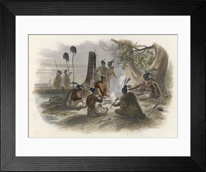 Framed Print : RACIAL TYPES / NEW ZEALAND Framed Print : RACIAL TYPES / NEW ZEALAND