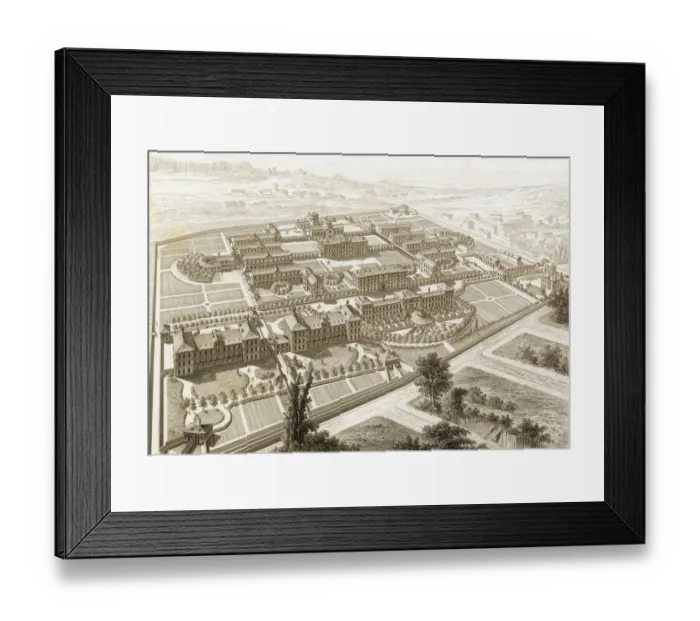 Framed Print : LUNATIC ASYLUM 1877 Framed Print : LUNATIC ASYLUM 1877