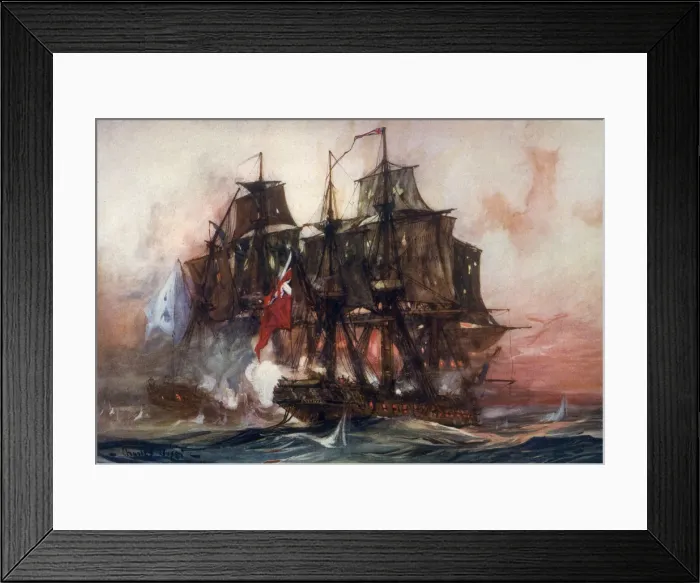 Framed Print : NAVAL COMBAT Framed Print : NAVAL COMBAT