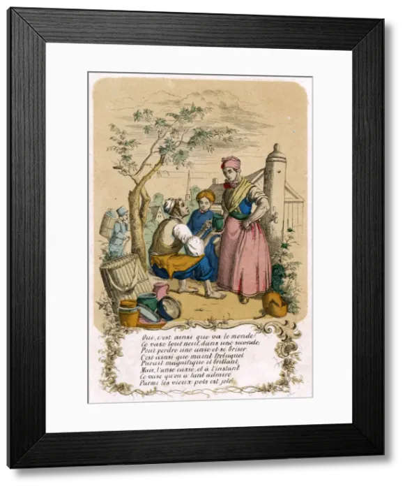Framed Print : STREET TRADES / POTS Framed Print : STREET TRADES / POTS