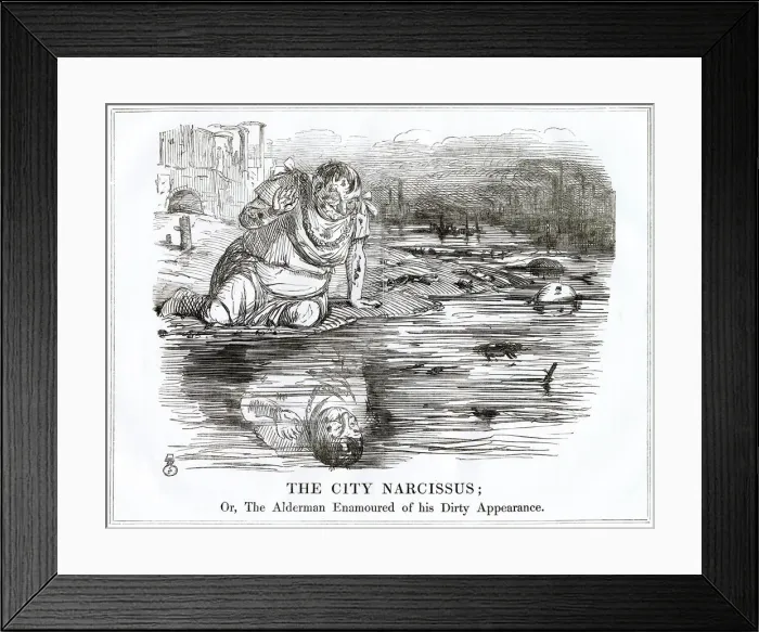 Framed Print : Polluted London Water Framed Print : Polluted London Water