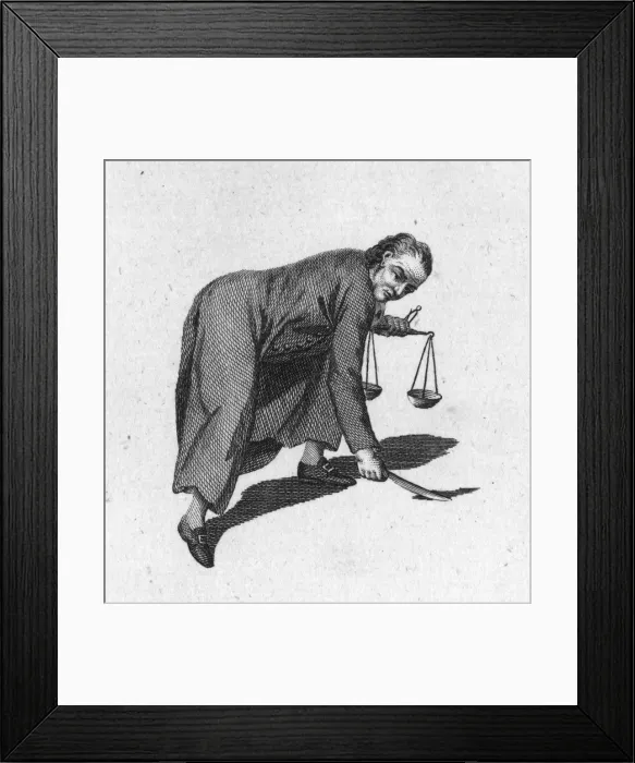Framed Print : MACKLIN / SHYLOCK / 1777 Framed Print : MACKLIN / SHYLOCK / 1777