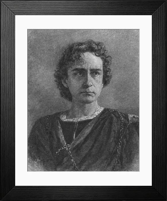 Framed Print : EDWIN BOOTH / US ACTOR Framed Print : EDWIN BOOTH / US ACTOR