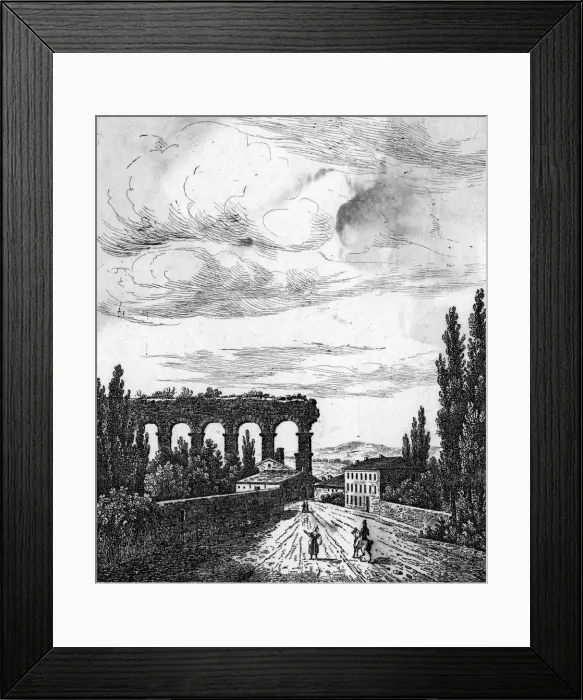 Framed Print : AQUEDUCT NEAR METZ / 1835 Framed Print : AQUEDUCT NEAR METZ / 1835