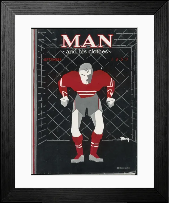 Framed Print : MALE SPORTING TYPE 1930