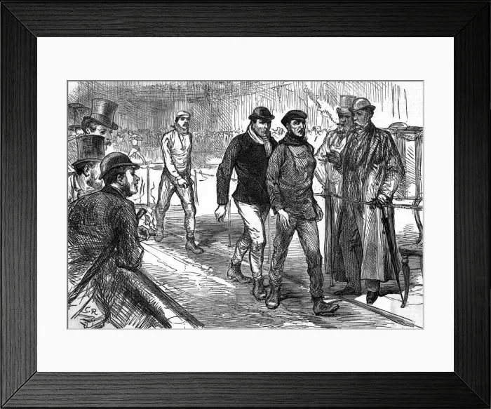 Framed Print : FINISH OF ISLINGTON WALK Framed Print : FINISH OF ISLINGTON WALK