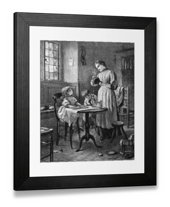 Framed Print : BREAKFAST / 1893 COTTAGE Framed Print : BREAKFAST / 1893 COTTAGE
