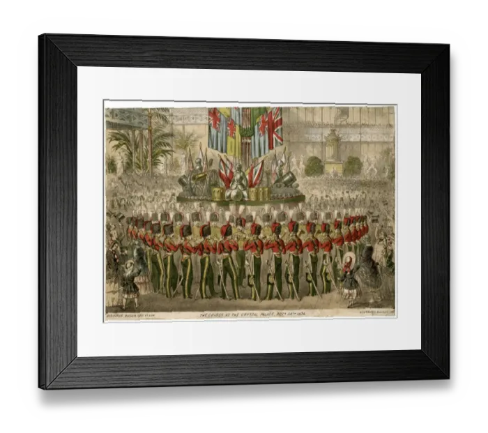 Framed Print : Guildes at Crystal Palace 1854 Framed Print : Guildes at Crystal Palace 1854