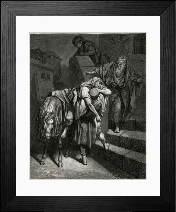 Framed Print : PARABLE  /  GOOD SAMARITAN