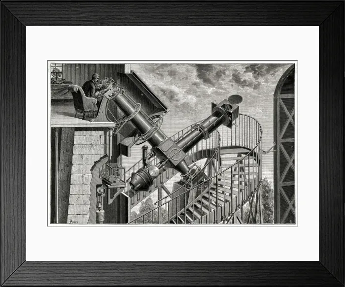Framed Print : TELESCOPE, PARIS Framed Print : TELESCOPE, PARIS