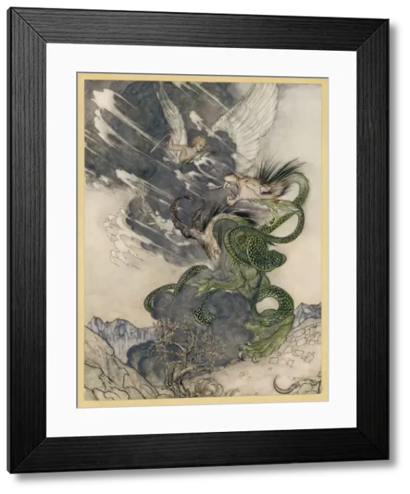 Framed Print : BELLEROPHON & CHIMERA BELLEROPHON & CHIMERA Framed Print : BELLEROPHON & CHIMERA BELLEROPHON & CHIMERA