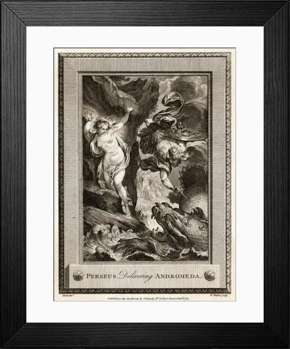 Framed Print : PERSEUS RESCUING Framed Print : PERSEUS RESCUING