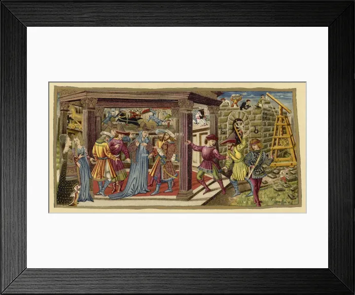 Framed Print : Aeneas Meets Dido Framed Print : Aeneas Meets Dido