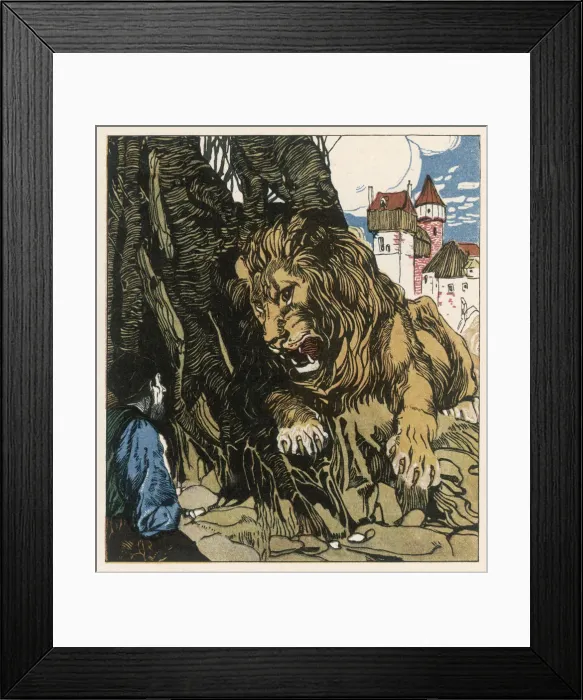 Framed Print : SING SOARING LARK  /  GRIMM