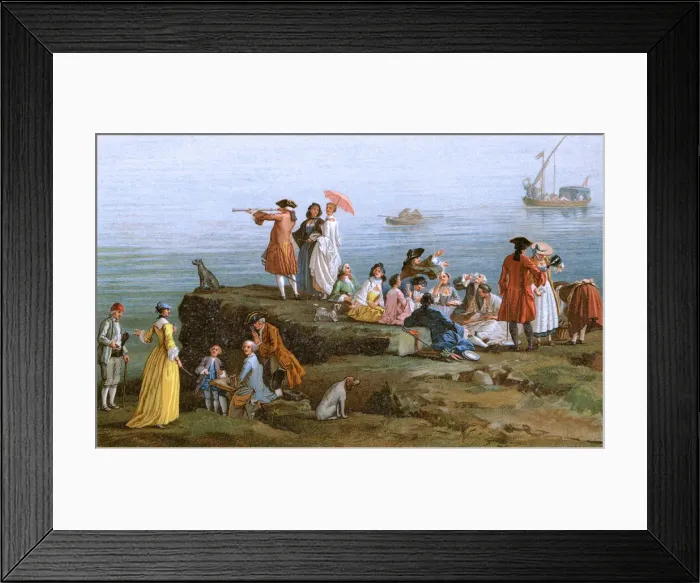 Framed Print : PICNIC / VERNET FAMILY Framed Print : PICNIC / VERNET FAMILY