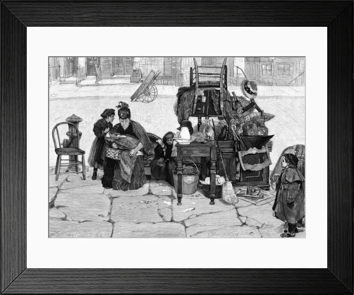 Framed Print : EVICTED IN NEW YORK Framed Print : EVICTED IN NEW YORK