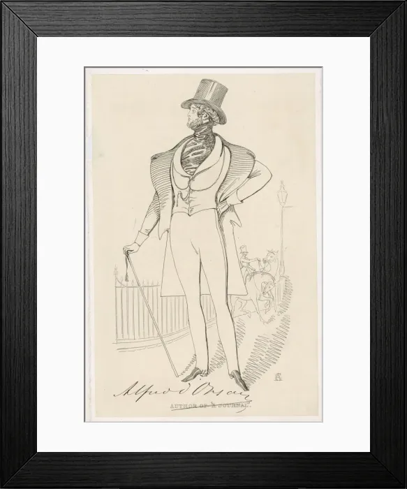 Framed Print : COUNT DORSAY Framed Print : COUNT DORSAY