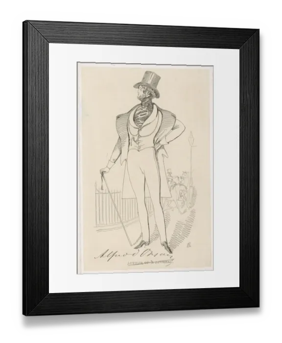Framed Print : COUNT DORSAY / MACLISE Framed Print : COUNT DORSAY / MACLISE