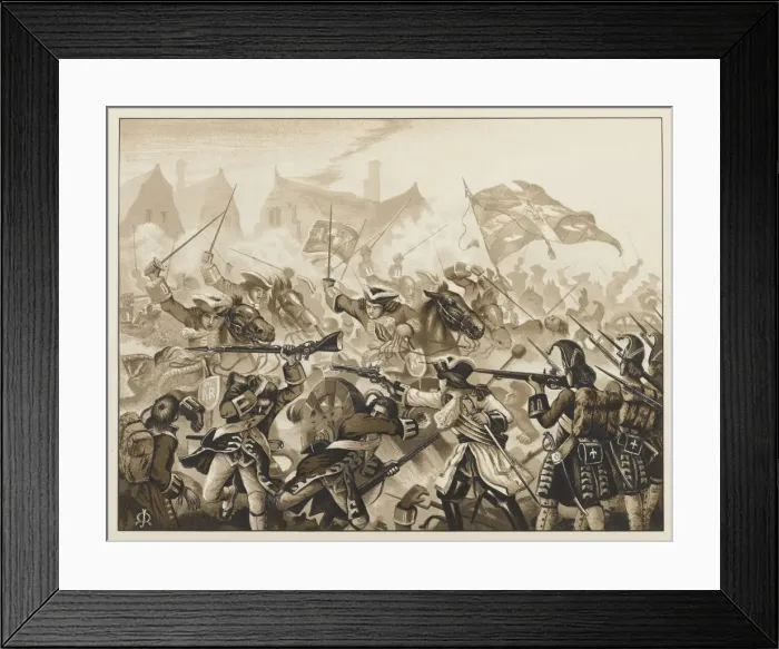 Framed Print : SPANISH. SUC. WAR / RAMILLES Framed Print : SPANISH. SUC. WAR / RAMILLES