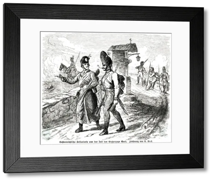 Framed Print : AUSTRIAN NAPOLEONIC Framed Print : AUSTRIAN NAPOLEONIC