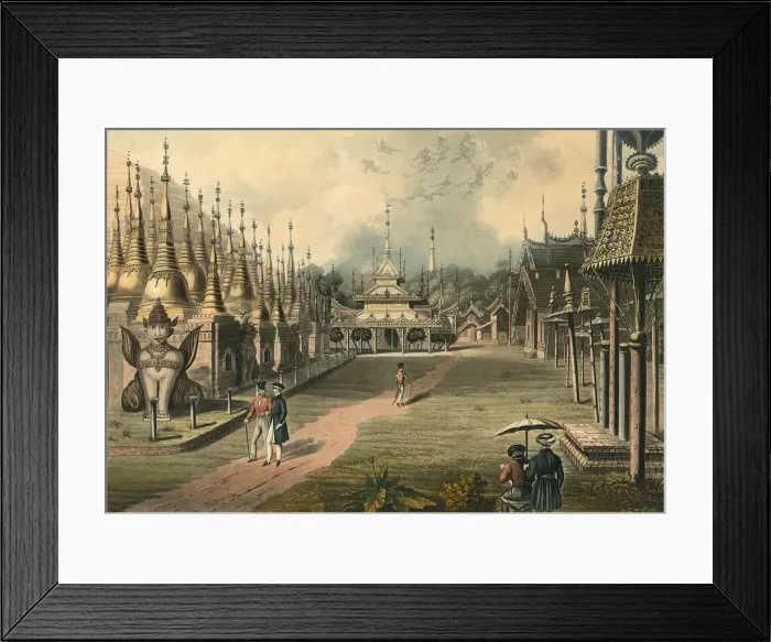 Framed Print : BUDDHISM / DAGON PAGODA Framed Print : BUDDHISM / DAGON PAGODA