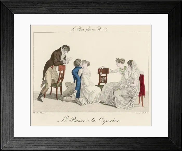 Framed Print : GAME / KISSING / FRANCE Framed Print : GAME / KISSING / FRANCE