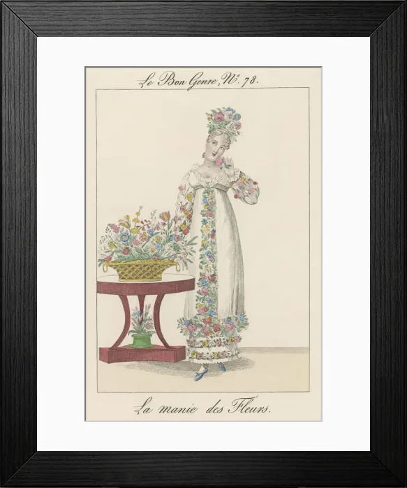 Framed Print : FOND OF FLOWERS Framed Print : FOND OF FLOWERS