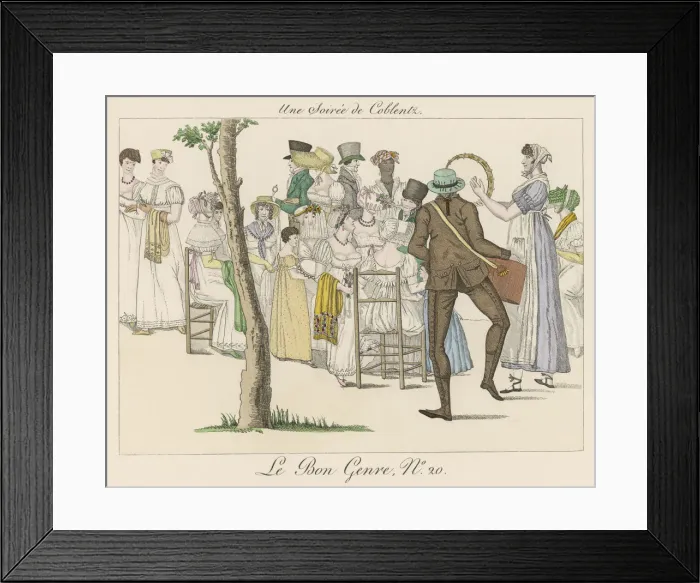 Framed Print : French Emigres Framed Print : French Emigres
