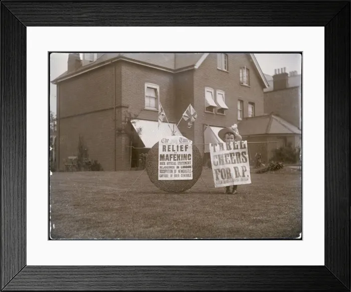 Framed Print : MAFEKING / RELIEF HAILED Framed Print : MAFEKING / RELIEF HAILED