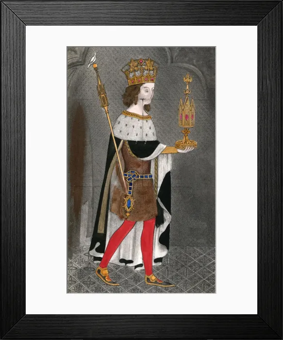 Framed Print : KING AND REGALIAL Framed Print : KING AND REGALIAL