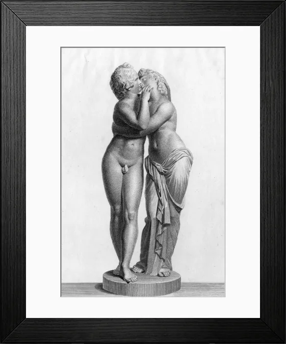 Framed Print : Eros (Cupid) and Psyche Framed Print : Eros (Cupid) and Psyche