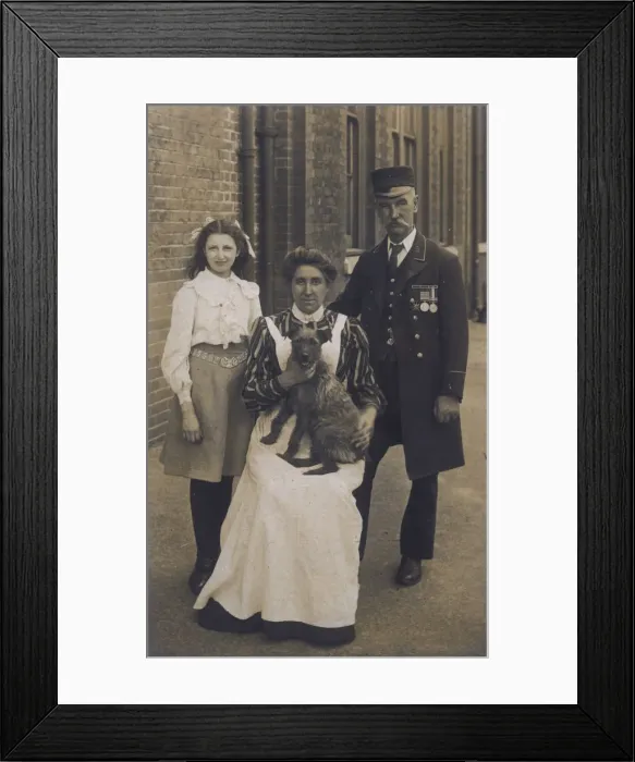 Framed Print : Tram Company Uniform Framed Print : Tram Company Uniform
