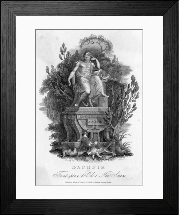 Framed Print : DAPHNIS. Daphnis, a Sicilian shepherd, son of Hermes Framed Print : DAPHNIS. Daphnis, a Sicilian shepherd, son of Hermes