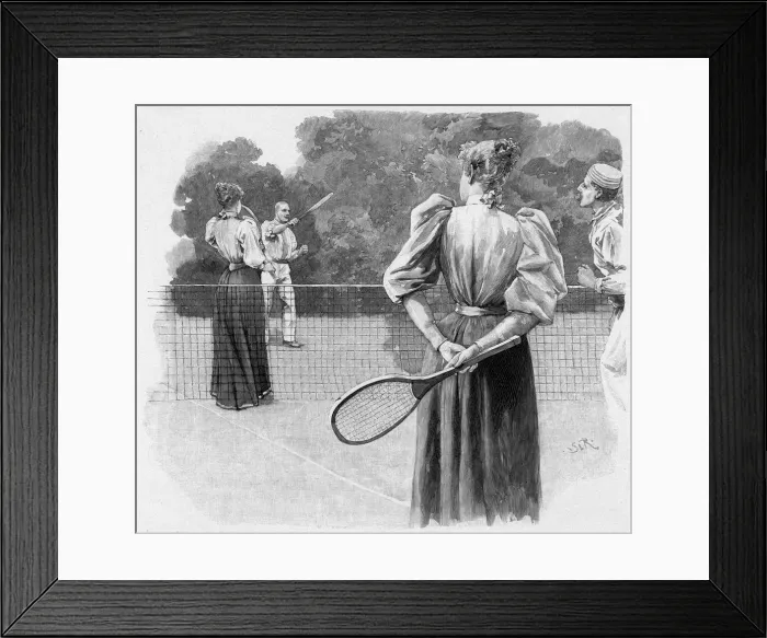 Framed Print : MIXED DOUBLES Framed Print : MIXED DOUBLES