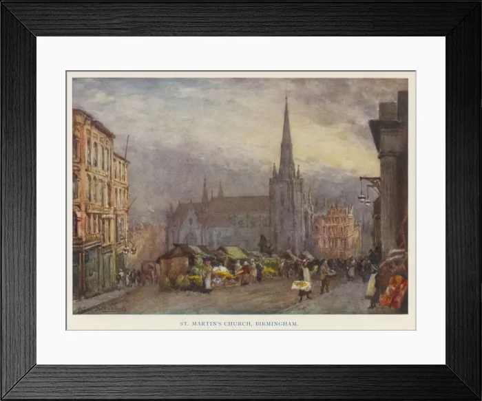 Framed Print : BIRMINGHAM / BULL RING Framed Print : BIRMINGHAM / BULL RING