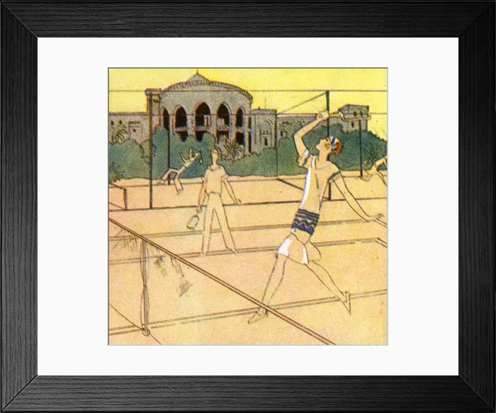 Framed Print : TENNIS AT CAIRO Framed Print : TENNIS AT CAIRO