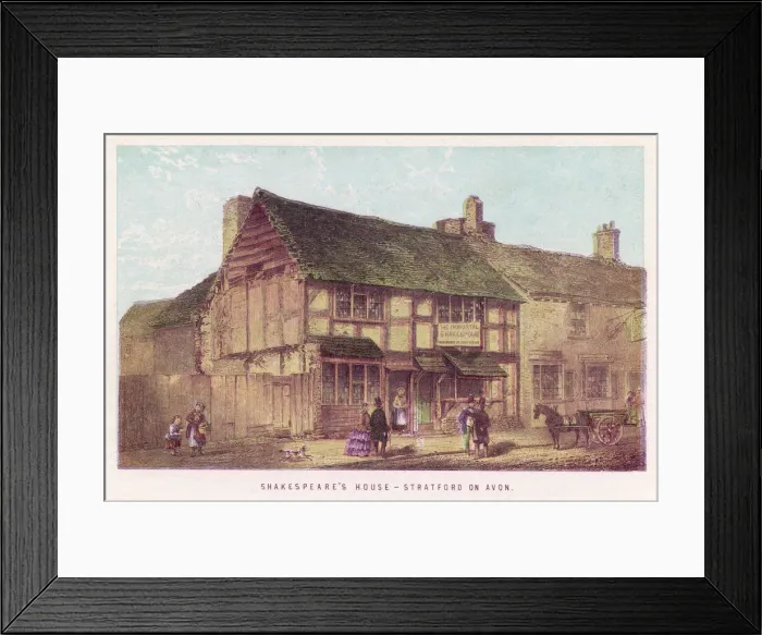 Framed Print : SHAKESPEARES BIRTHPLACE Framed Print : SHAKESPEARES BIRTHPLACE