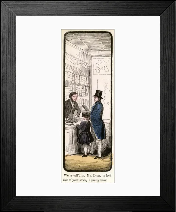 Framed Print : BOOKSHOP 1850 Framed Print : BOOKSHOP 1850