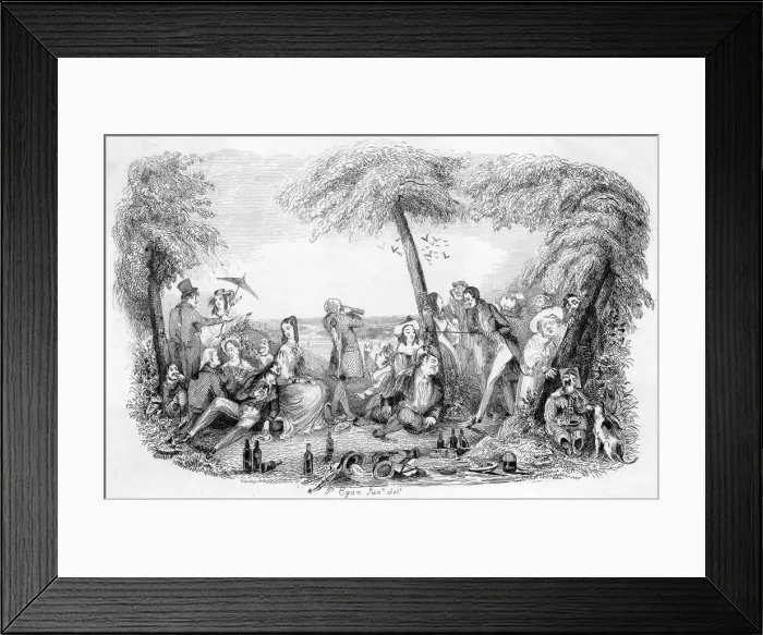 Framed Print : PICNIC, RICHMOND Framed Print : PICNIC, RICHMOND
