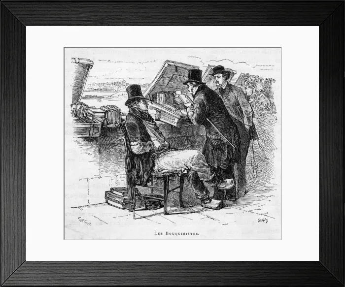 Framed Print : PARIS BOUQUINISTES Framed Print : PARIS BOUQUINISTES