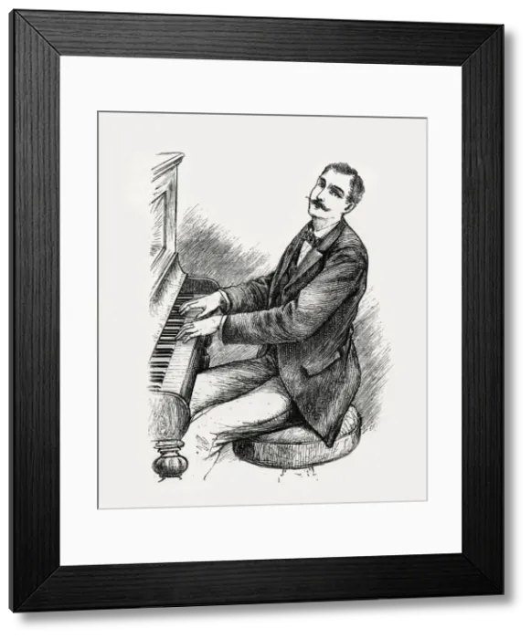 Framed Print : AMERICAN PIANIST Framed Print : AMERICAN PIANIST