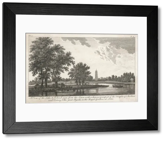 Framed Print : KEW GARDENS C1770 Framed Print : KEW GARDENS C1770