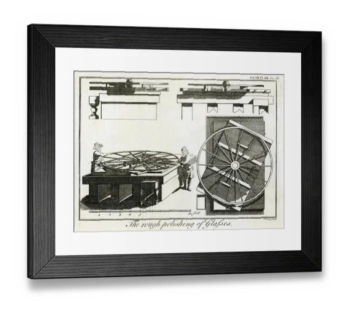 Framed Print : INDUSTRY / GLASS C18 Framed Print : INDUSTRY / GLASS C18