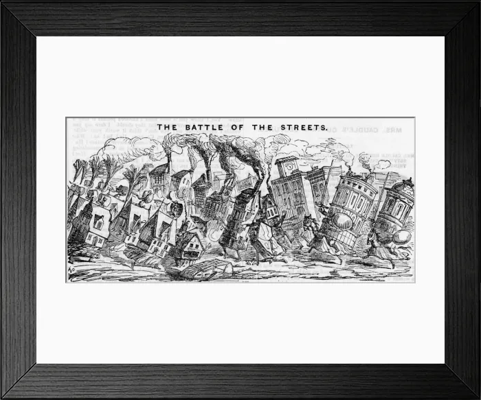 Framed Print : BATTLE OF STREETS Framed Print : BATTLE OF STREETS